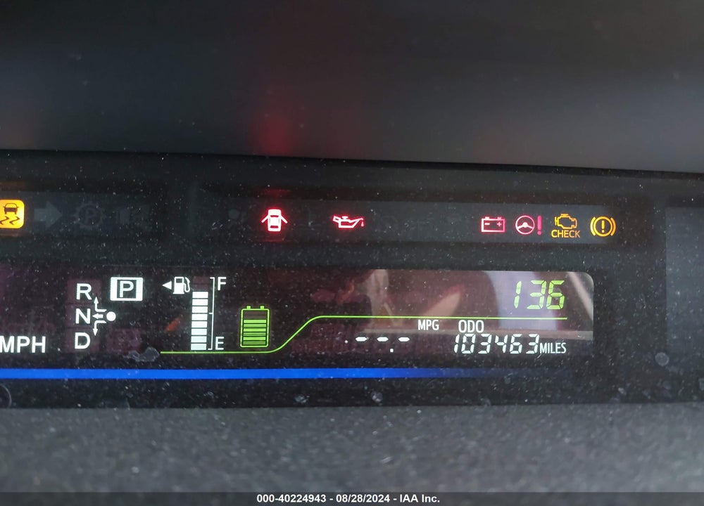 2012 TOYOTA PRIUS V FIVE VIN: JTDZN3EUXC3101488