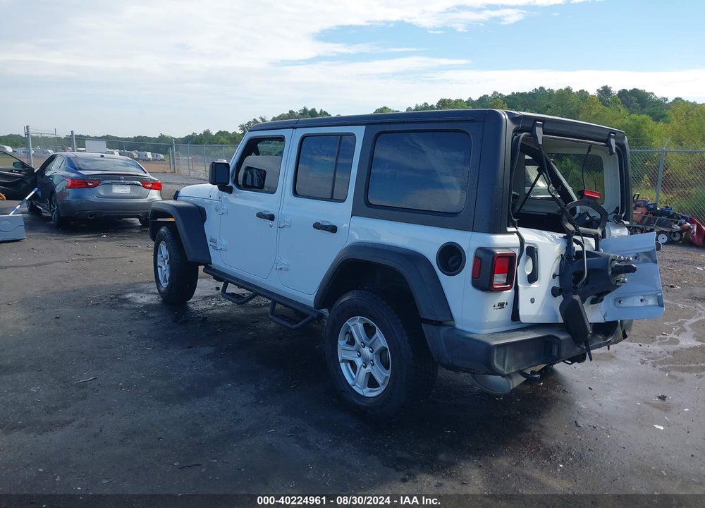 2019 JEEP WRANGLER UNLIMITED SPORT S 4X4 VIN: 1C4HJXDG3KW678130