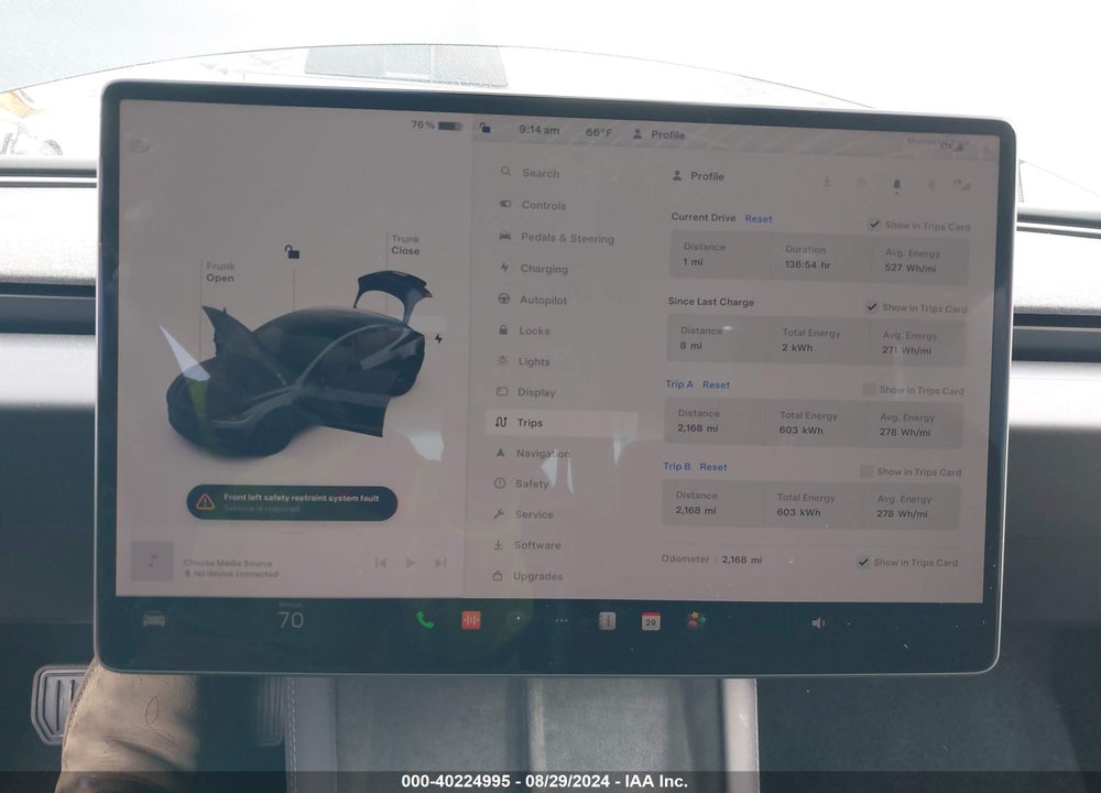 2024 TESLA MODEL 3 REAR-WHEEL DRIVE VIN: 5YJ3E1EA5RF735156