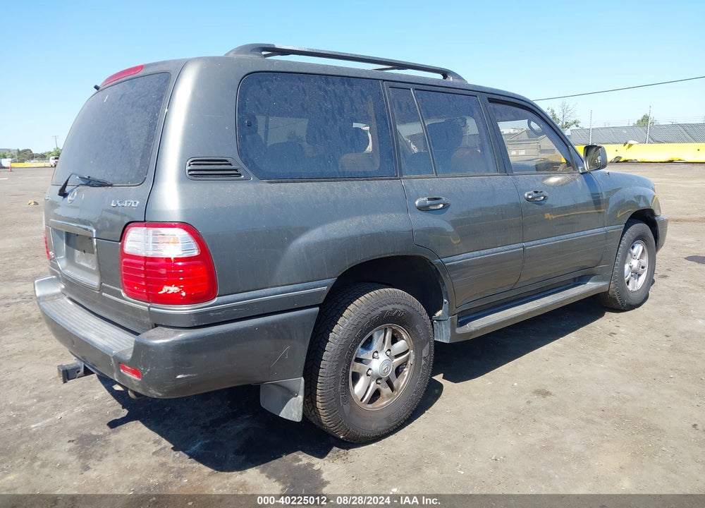 2000 LEXUS LX 470 VIN: JT6HT00W0Y0087528