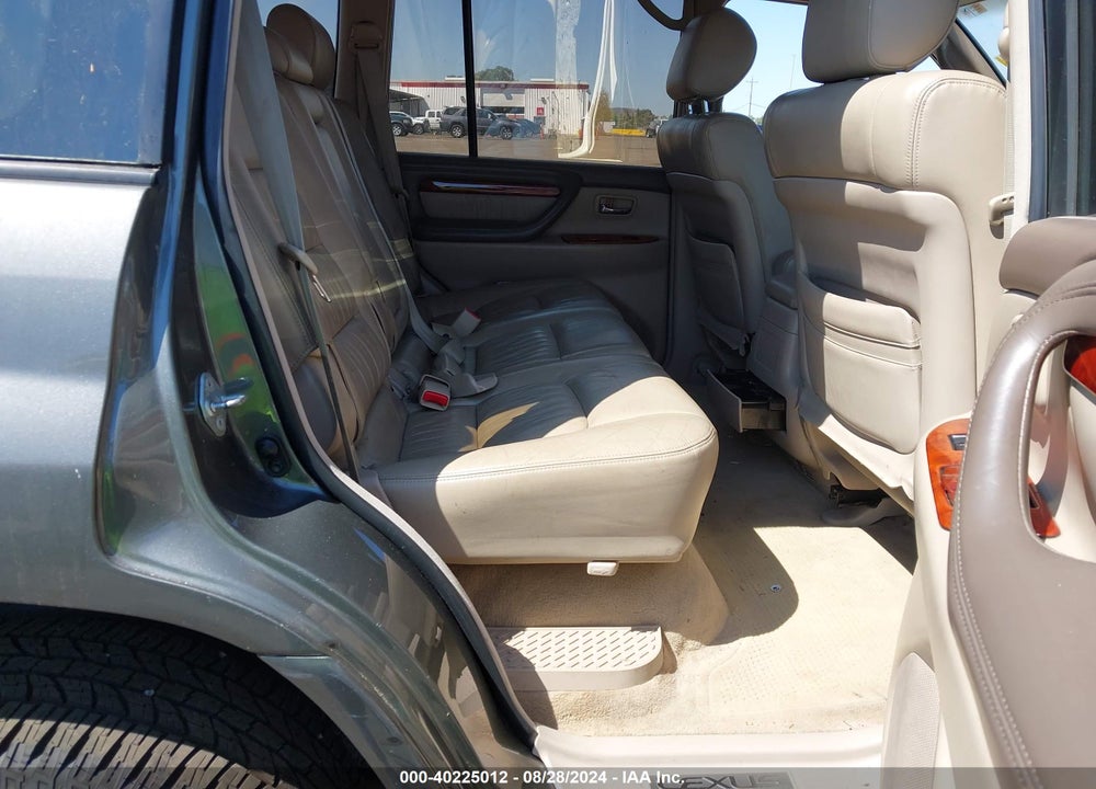 2000 LEXUS LX 470 VIN: JT6HT00W0Y0087528