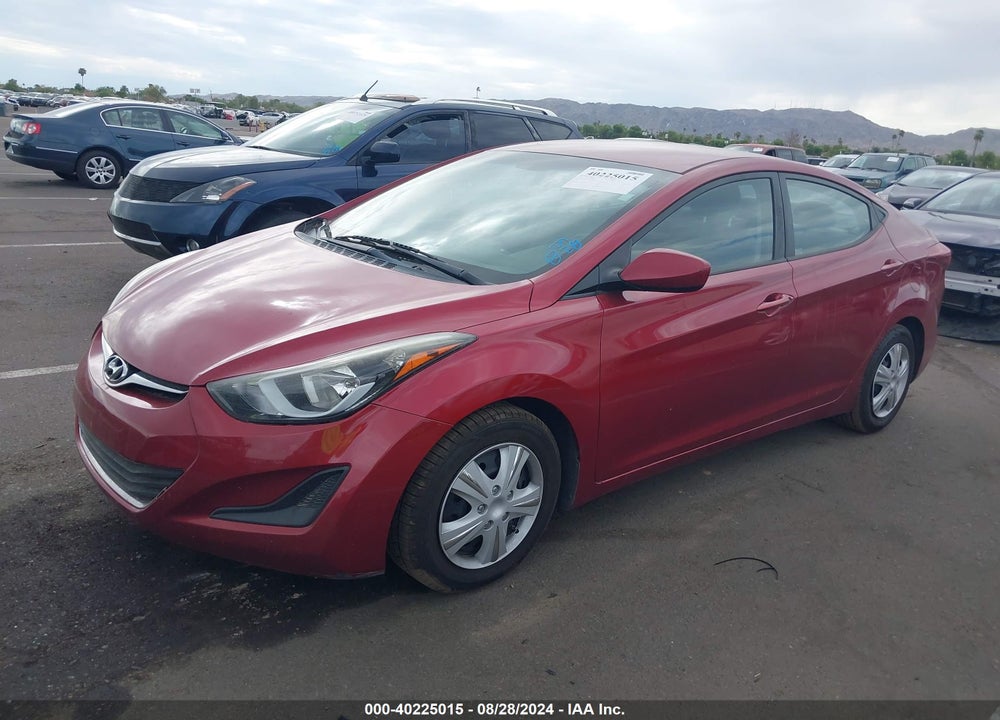2016 HYUNDAI ELANTRA SE VIN: 5NPDH4AE5GH707846