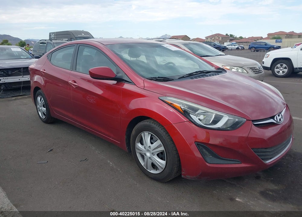2016 HYUNDAI ELANTRA SE VIN: 5NPDH4AE5GH707846