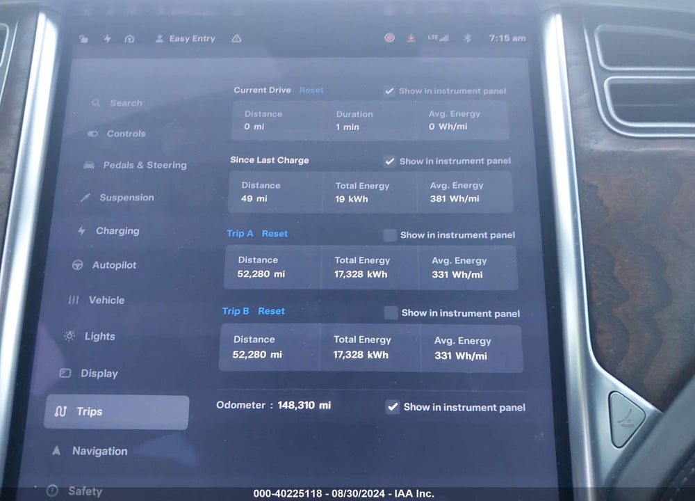 2017 TESLA MODEL S VIN: 5YJSA1E26HF202201