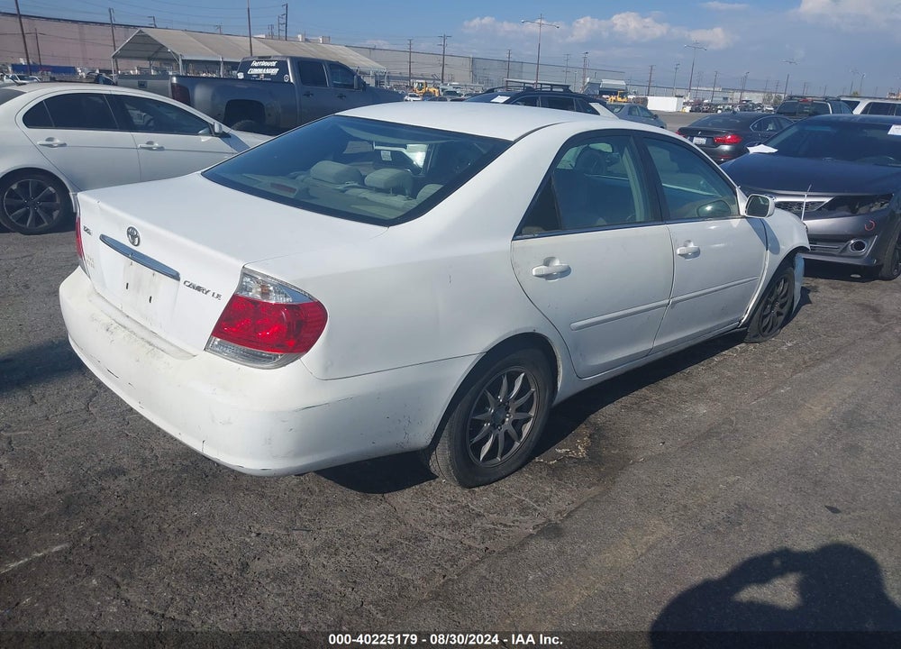 2005 TOYOTA CAMRY LE VIN: 4T1BE32K45U636667