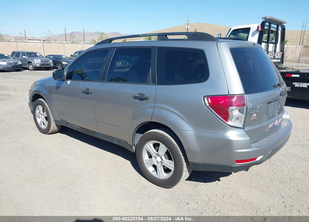 2011 SUBARU FORESTER 2.5X VIN: JF2SHABCXBH712052