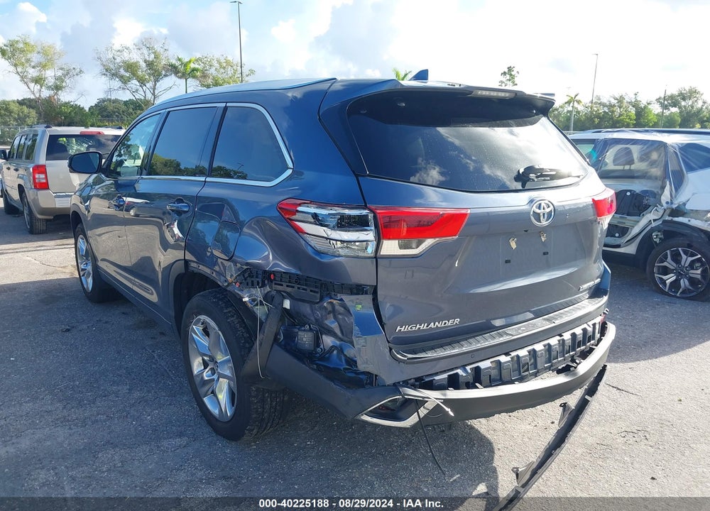 2019 TOYOTA HIGHLANDER LIMITED VIN: 5TDDZRFH4KS983354