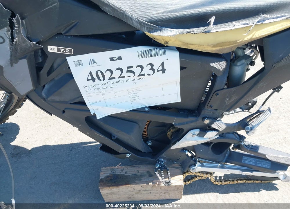2023 ZERO MOTORCYCLES INC FX VIN: 538XXDZ42PCC23277