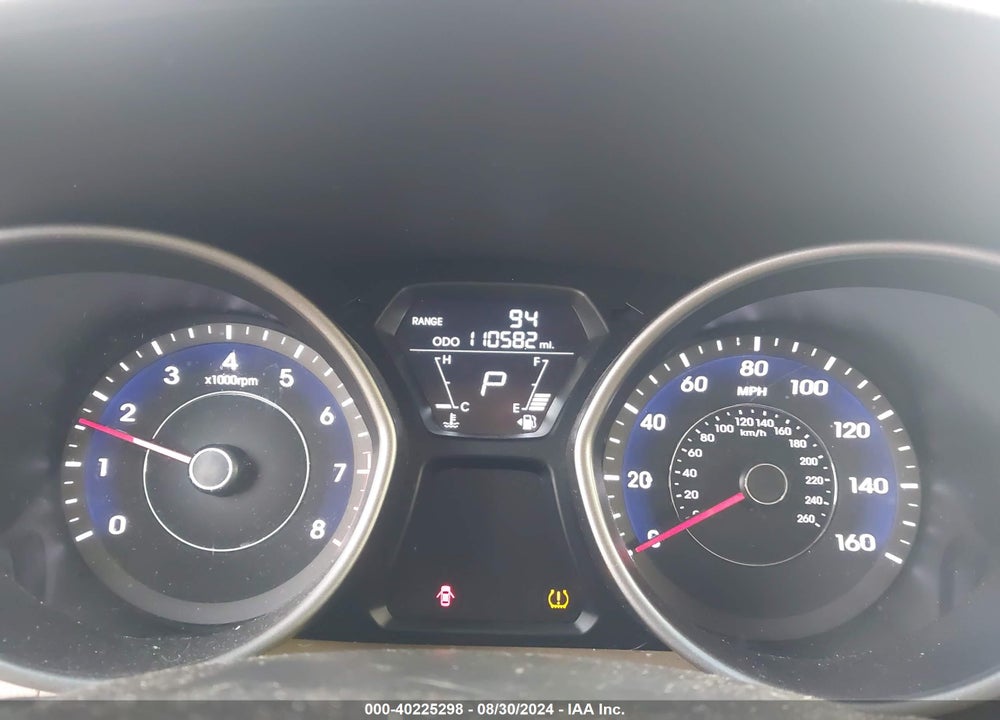 2013 HYUNDAI ELANTRA GLS VIN: 5NPDH4AE7DH201673