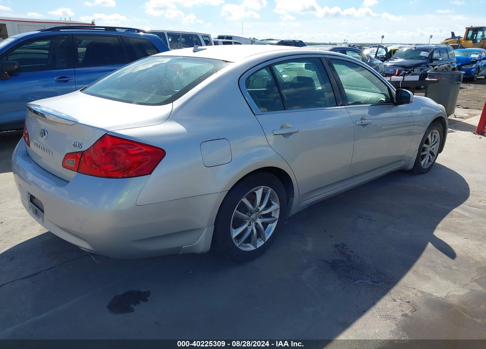 2008 INFINITI G35 JOURNEY VIN: JNKBV61E48M225693
