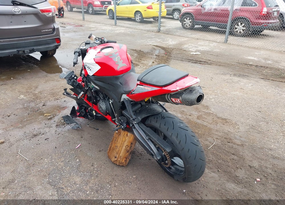 2008 HONDA CBR600 RR VIN: JH2PC40018M107082
