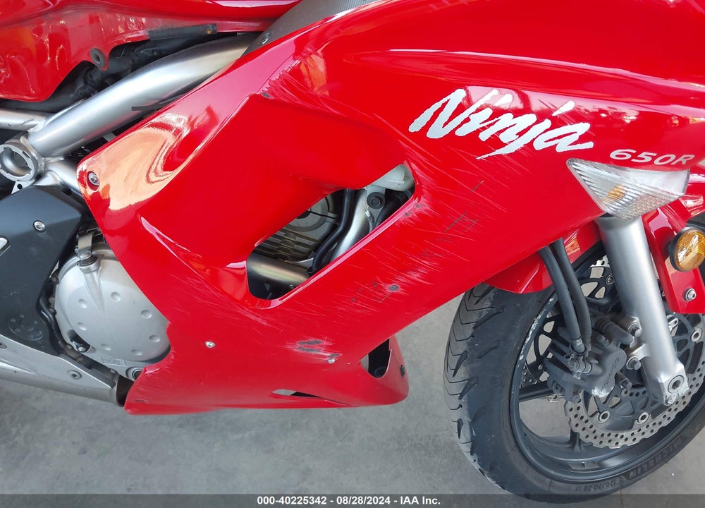 2007 KAWASAKI EX650 A VIN: JKAEXEA197A029193