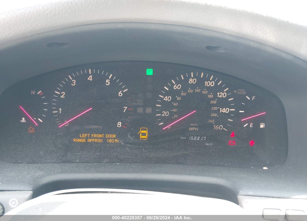 2001 LEXUS LS 430 BASE (A5) VIN: JTHBN30FX10025326
