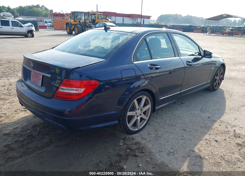 2012 MERCEDES-BENZ C 250 LUXURY/SPORT VIN: WDDGF4HB2CR237945