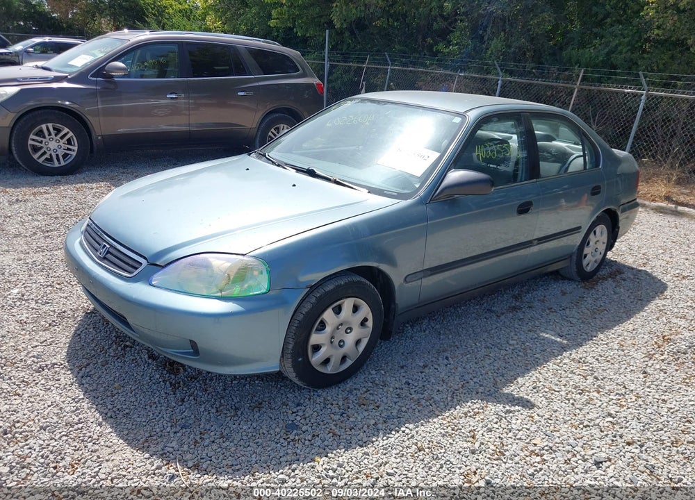 2000 HONDA CIVIC LX VIN: 2HGEJ6675YH586973