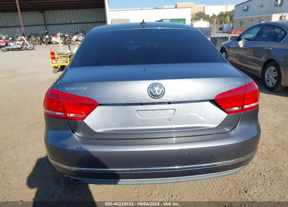 2013 VOLKSWAGEN PASSAT VIN: 1VWCN7A3XDC093319