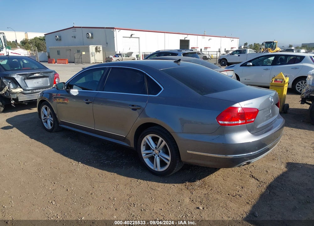 2013 VOLKSWAGEN PASSAT VIN: 1VWCN7A3XDC093319