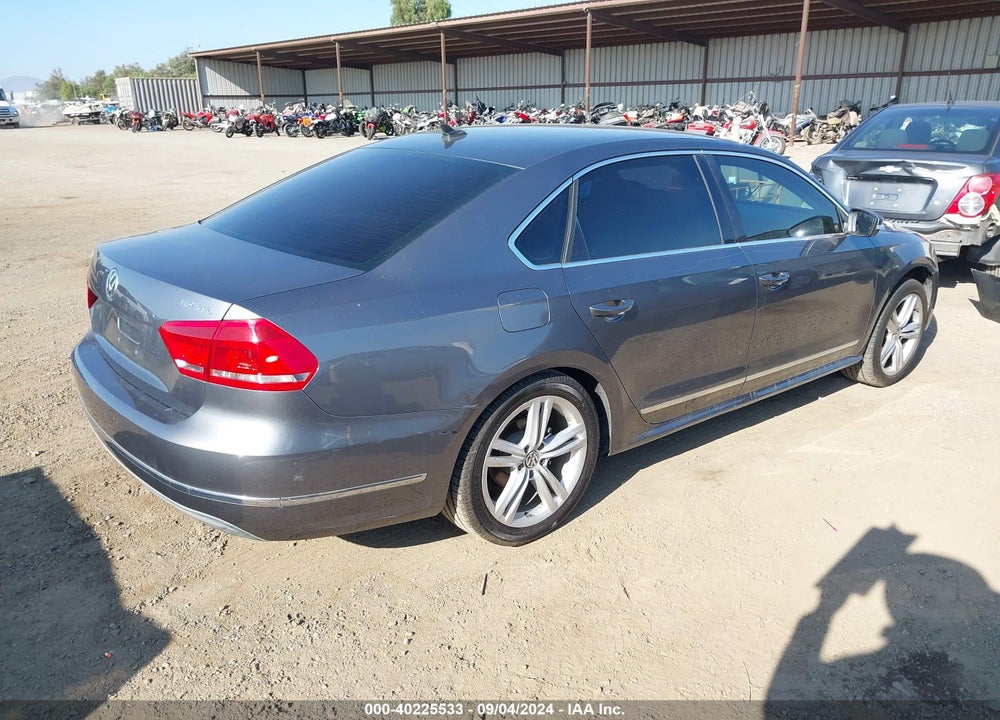 2013 VOLKSWAGEN PASSAT VIN: 1VWCN7A3XDC093319