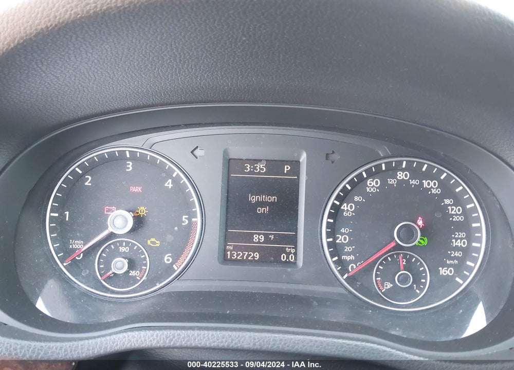 2013 VOLKSWAGEN PASSAT VIN: 1VWCN7A3XDC093319