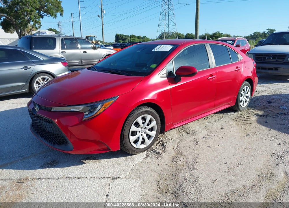 2020 TOYOTA COROLLA LE VIN: 5YFEPRAE1LP029744
