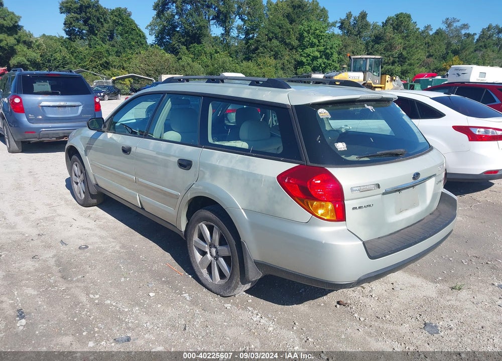 2007 SUBARU OUTBACK 2.5I VIN: 4S4BP61CX77339653