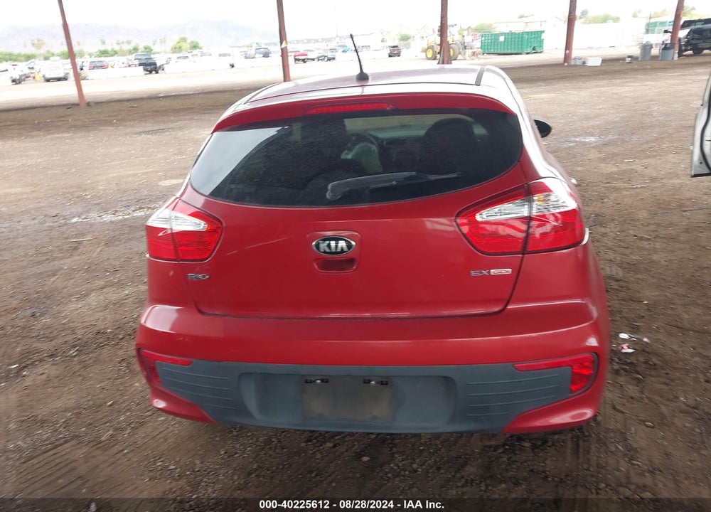 2016 KIA RIO EX VIN: KNADN5A35G6590290