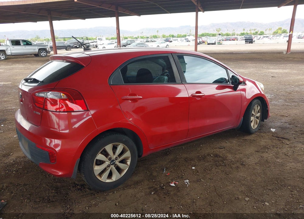 2016 KIA RIO EX VIN: KNADN5A35G6590290