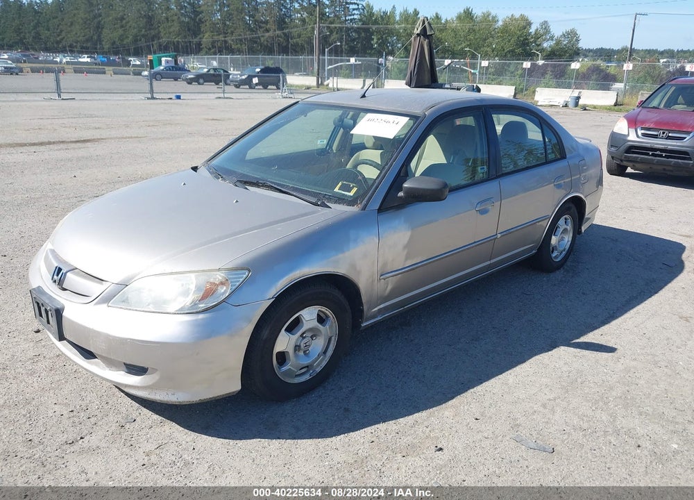 2005 HONDA CIVIC HYBRID VIN: JHMES96635S015425