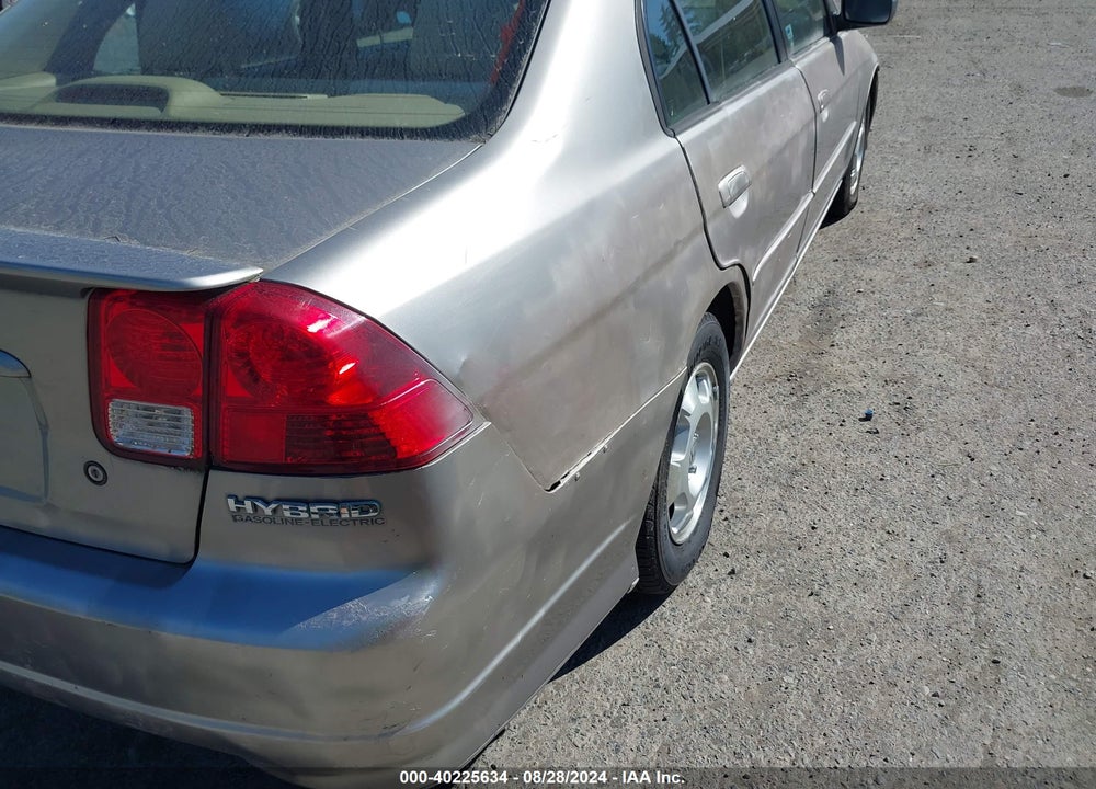 2005 HONDA CIVIC HYBRID VIN: JHMES96635S015425