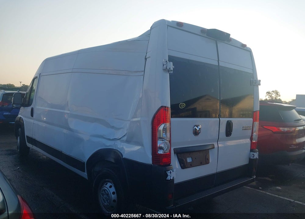 2023 RAM PROMASTER 2500 HIGH ROOF 159 WB VIN: 3C6LRVDGXPE598842