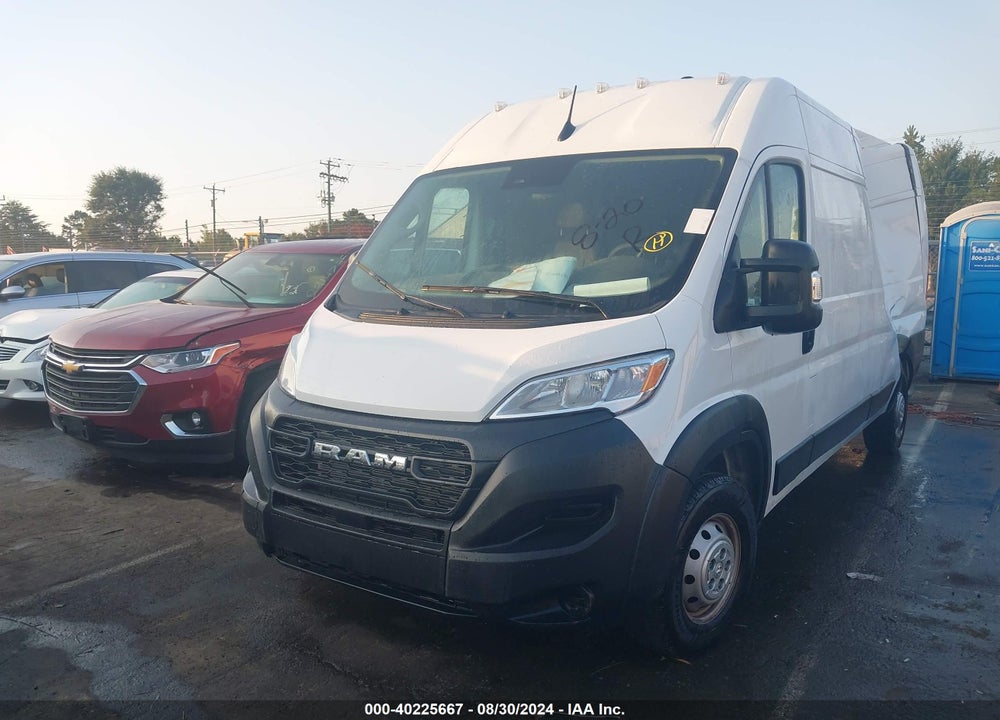 2023 RAM PROMASTER 2500 HIGH ROOF 159 WB VIN: 3C6LRVDGXPE598842