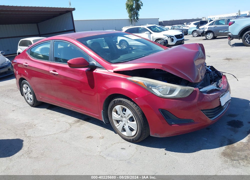 2016 HYUNDAI ELANTRA SE VIN: 5NPDH4AEXGH760526