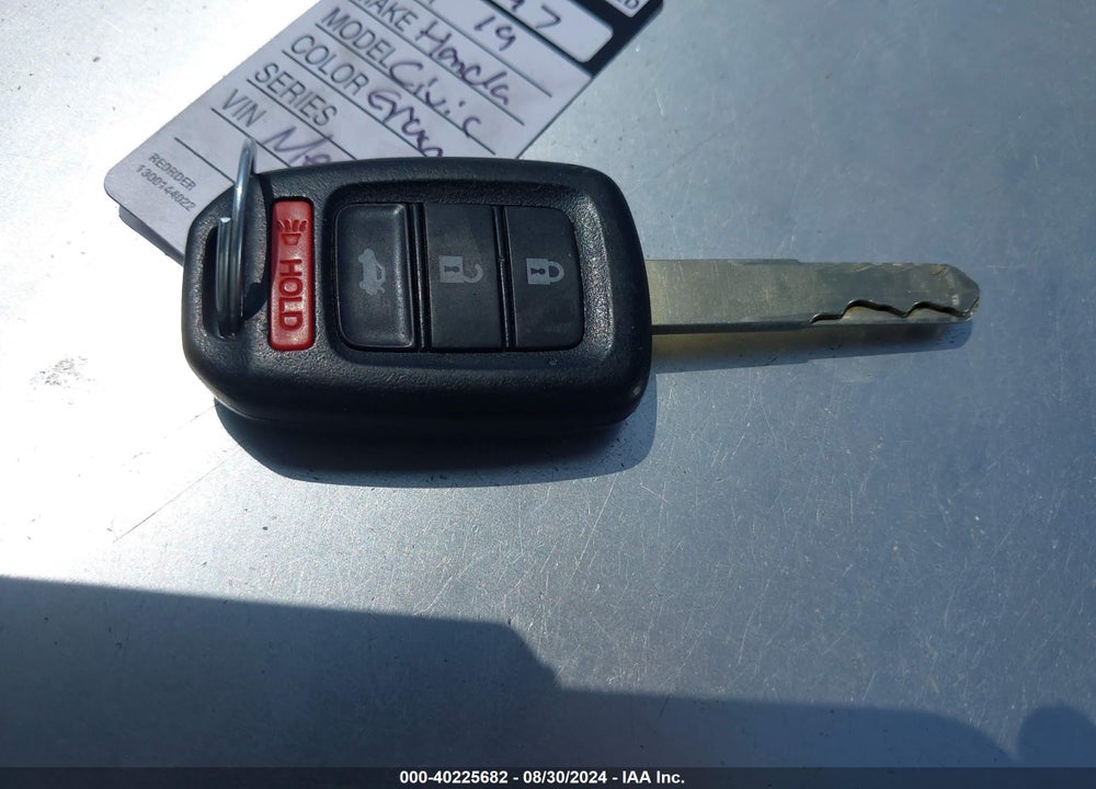 2019 HONDA CIVIC LX VIN: 2HGFC2F67KH583143