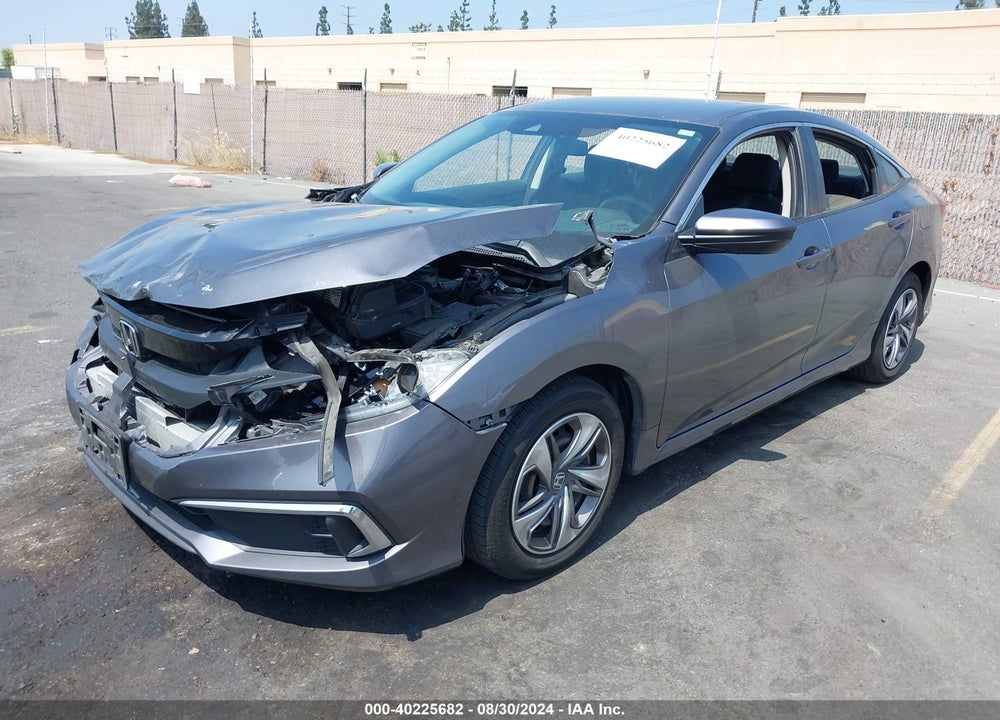 2019 HONDA CIVIC LX VIN: 2HGFC2F67KH583143
