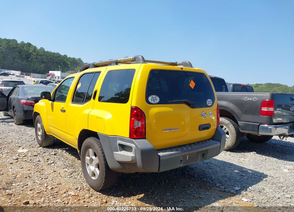 2007 NISSAN XTERRA S VIN: 5N1AN08U57C541143