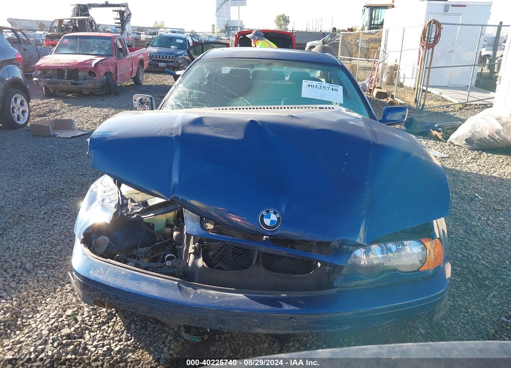 2001 BMW 325CI VIN: WBABN33471JW55713