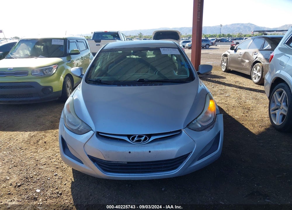 2014 HYUNDAI ELANTRA SE VIN: 5NPDH4AE6EH516031