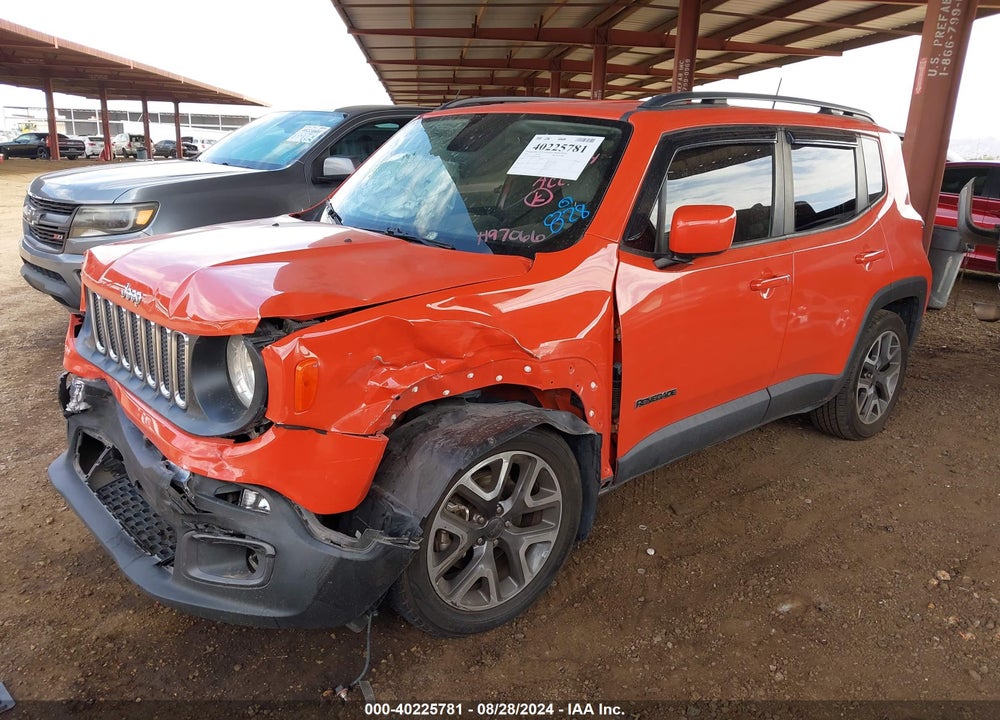 2018 JEEP RENEGADE LATITUDE FWD VIN: ZACCJABB9JPH97066
