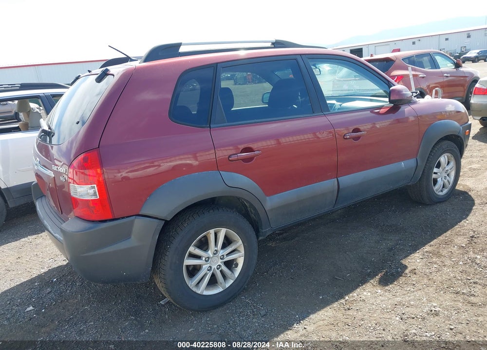 2008 HYUNDAI TUCSON LIMITED V6/SE VIN: KM8JN72D88U769358