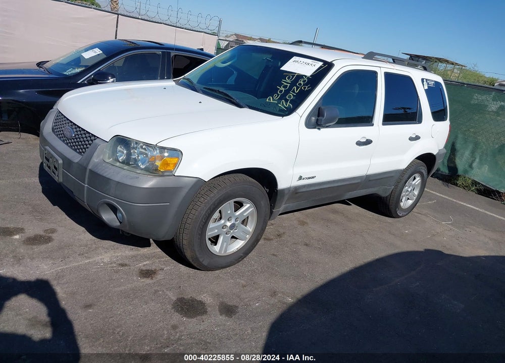 2007 FORD ESCAPE HYBRID VIN: 1FMCU59H17KB87847