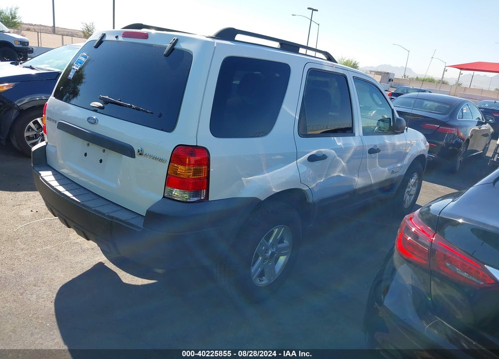 2007 FORD ESCAPE HYBRID VIN: 1FMCU59H17KB87847