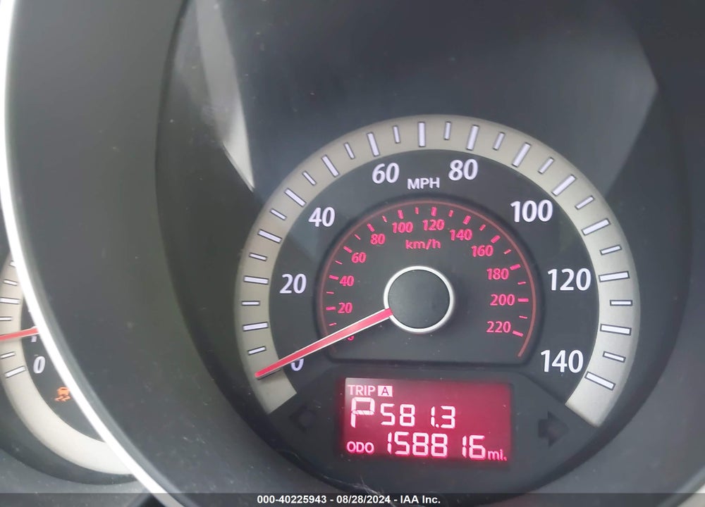 2011 KIA FORTE EX VIN: KNAFU4A20B5454533