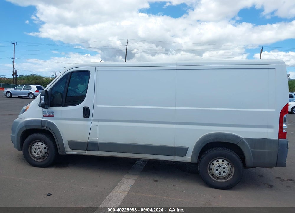 2014 RAM PROMASTER 1500 LOW ROOF VIN: 3C6TRVAG9EE107615