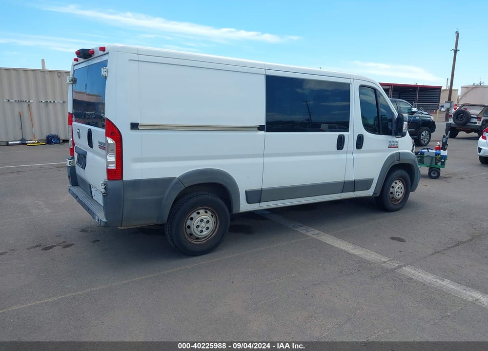 2014 RAM PROMASTER 1500 LOW ROOF VIN: 3C6TRVAG9EE107615