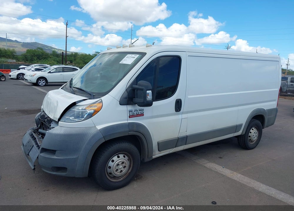 2014 RAM PROMASTER 1500 LOW ROOF VIN: 3C6TRVAG9EE107615