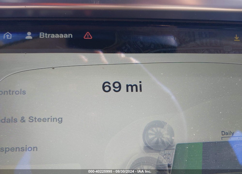 2014 TESLA MODEL S P85 VIN: 5YJSA1H13EFP61090