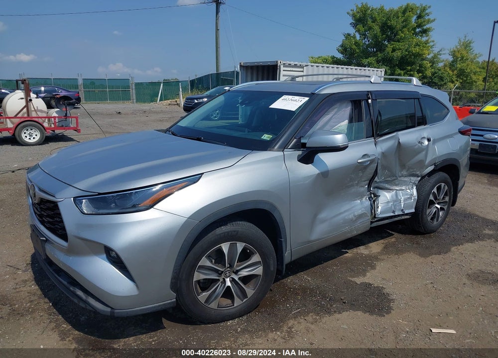 2021 TOYOTA HIGHLANDER XLE VIN: 5TDHZRBH7MS529416