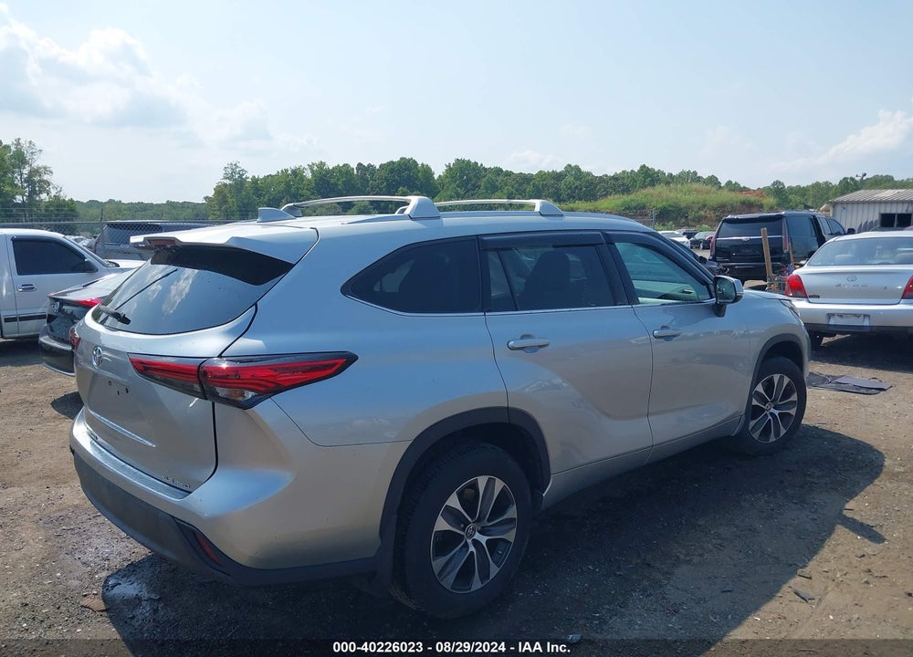 2021 TOYOTA HIGHLANDER XLE VIN: 5TDHZRBH7MS529416