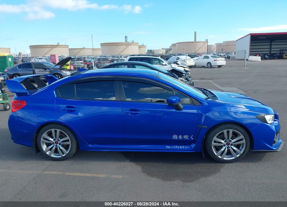 2015 SUBARU WRX VIN: JF1VA1A65F9827742