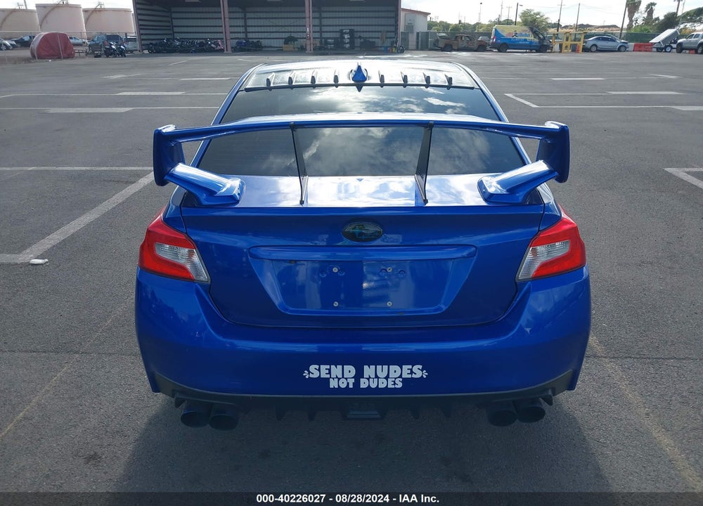 2015 SUBARU WRX VIN: JF1VA1A65F9827742